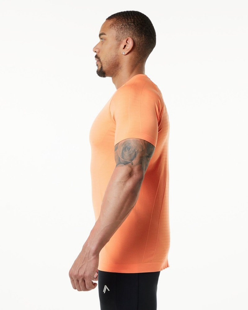 Alphalete Hero Overhemd Heren Oranje | 85TZBLERF