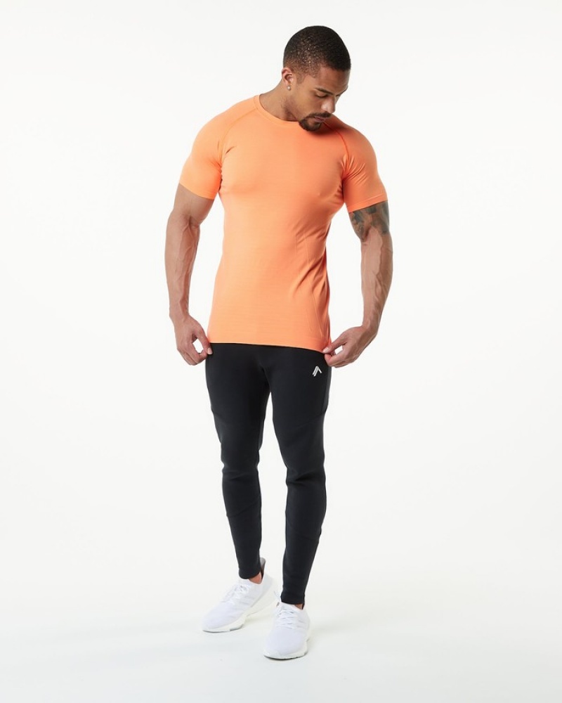 Alphalete Hero Overhemd Heren Oranje | 85TZBLERF