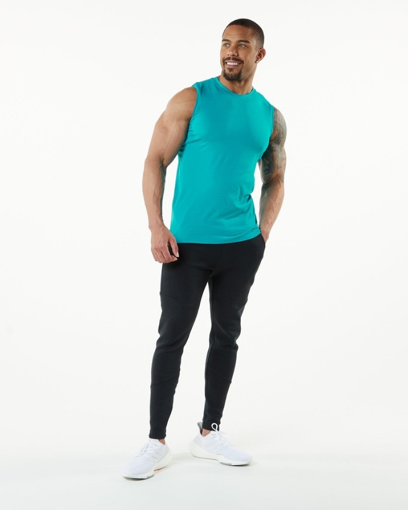 Alphalete Hero Tanktop Heren Blauw | 01WLZMDVA