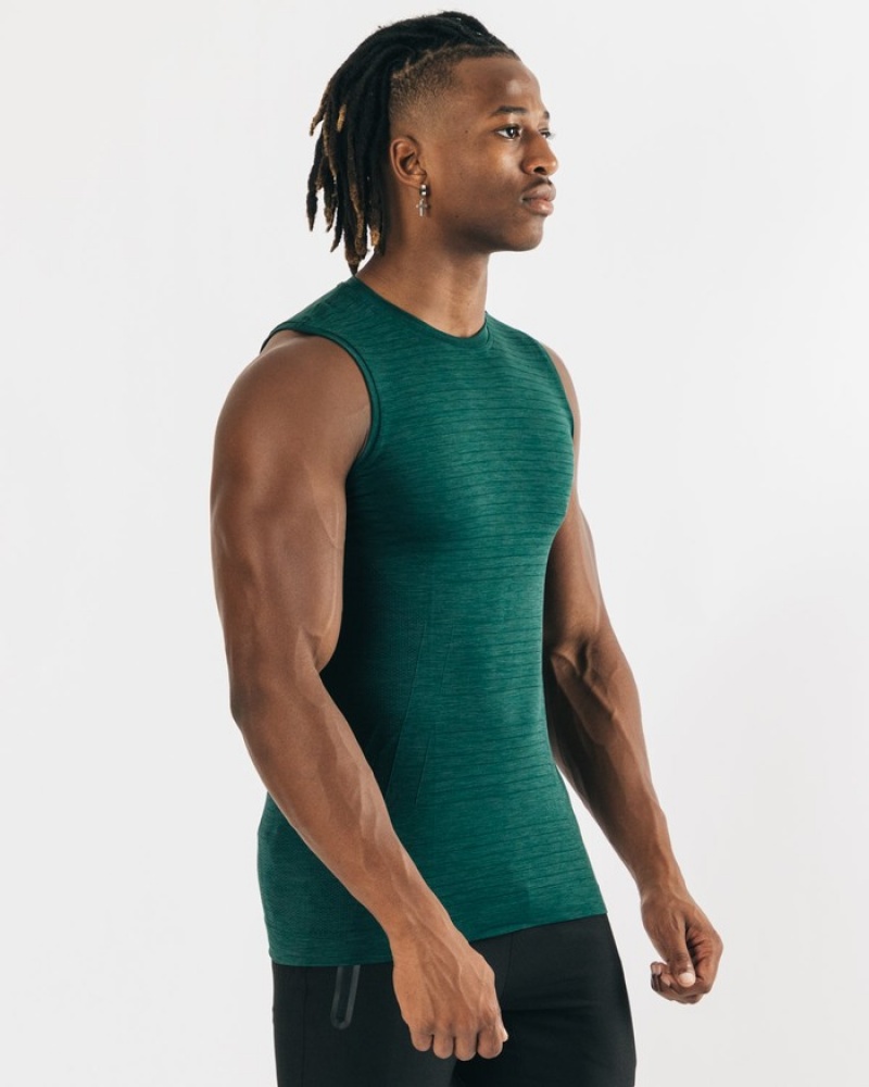 Alphalete Hero Tanktop Heren Diepgroen | 02KXJZGDM