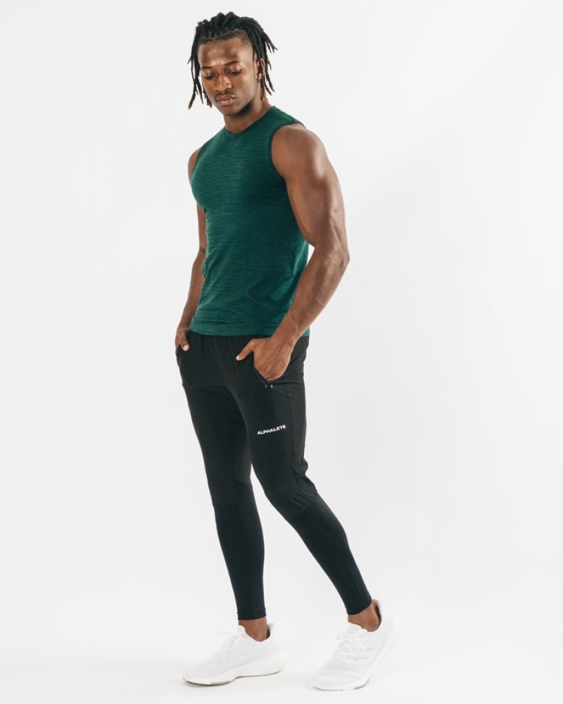 Alphalete Hero Tanktop Heren Diepgroen | 02KXJZGDM