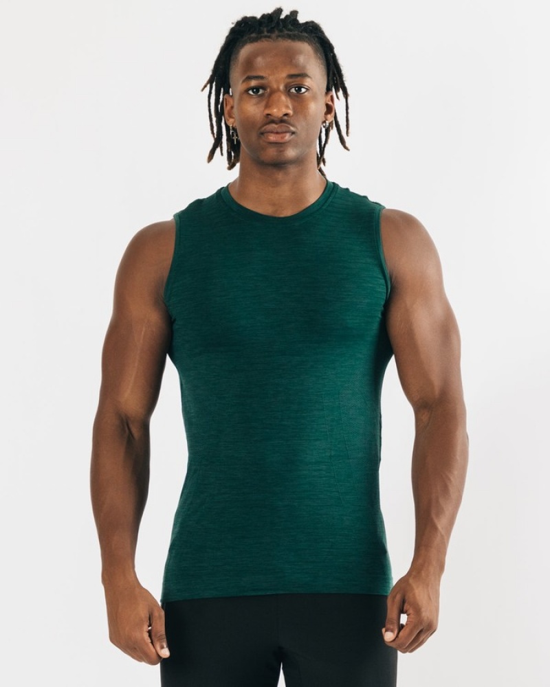 Alphalete Hero Tanktop Heren Diepgroen | 02KXJZGDM