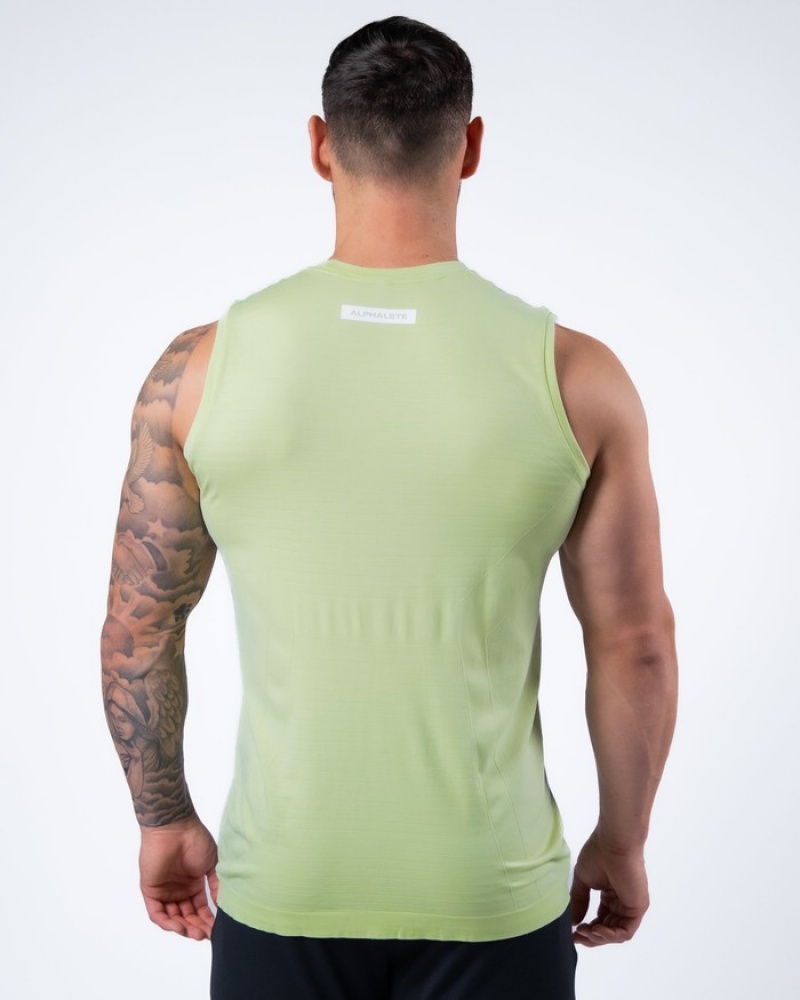 Alphalete Hero Tanktop Heren Groen | 85INRESOY