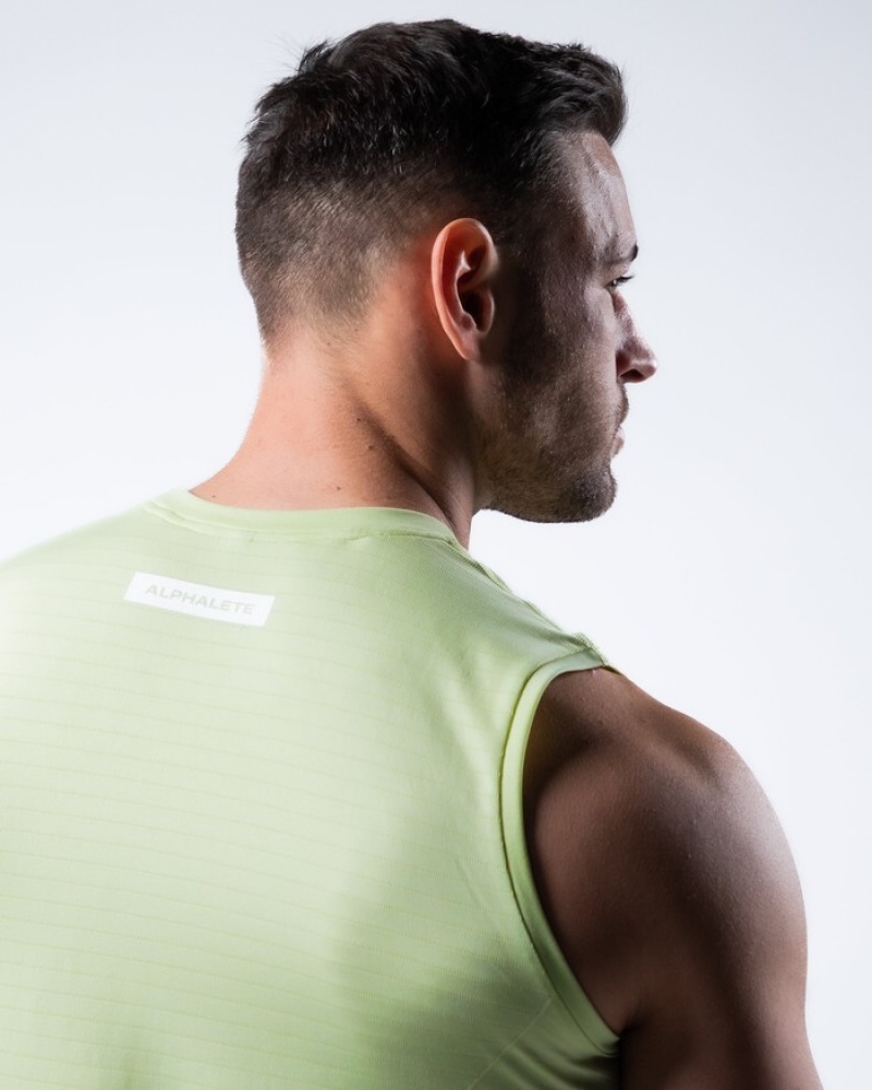 Alphalete Hero Tanktop Heren Groen | 85INRESOY