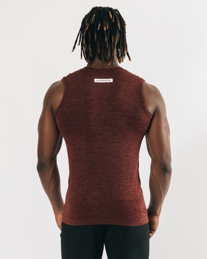 Alphalete Hero Tanktop Heren Koper | 89HRSFKJE