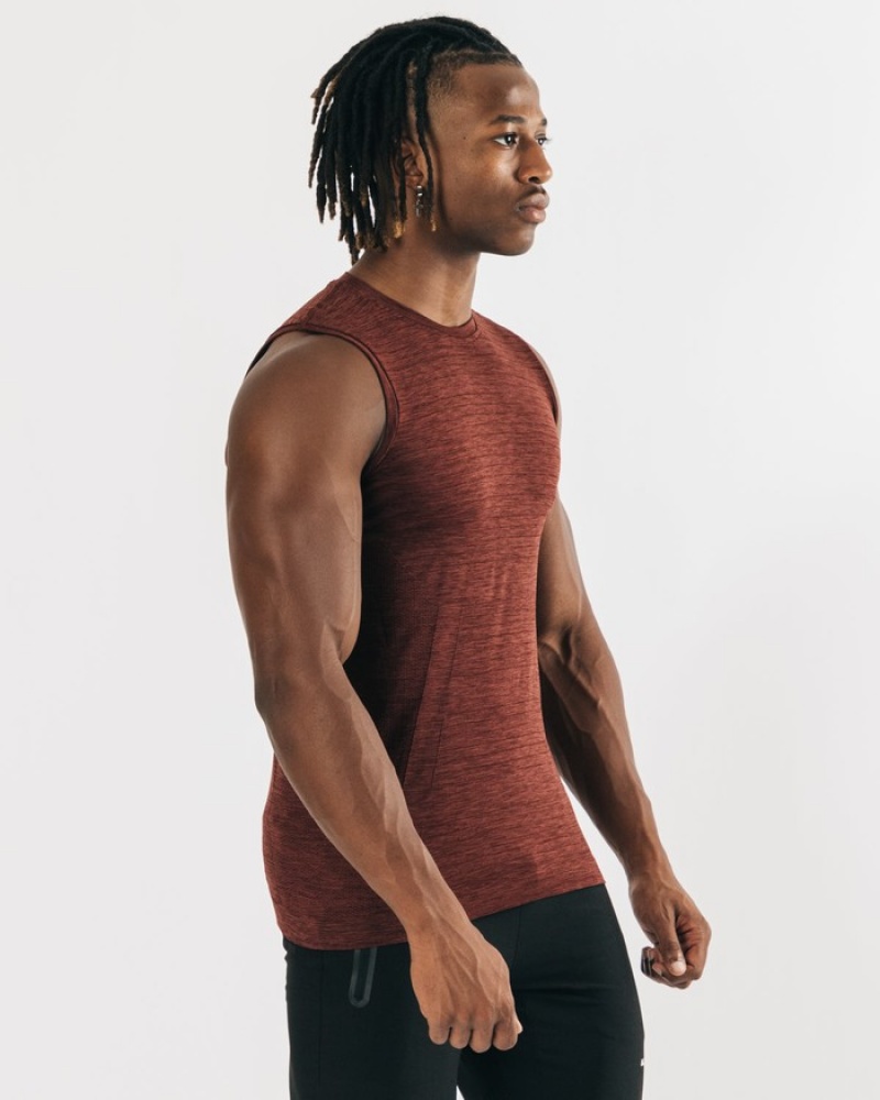 Alphalete Hero Tanktop Heren Koper | 89HRSFKJE