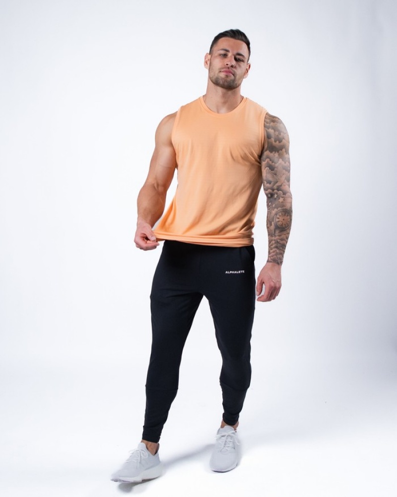 Alphalete Hero Tanktop Heren Koraal | 51OTFQRDI