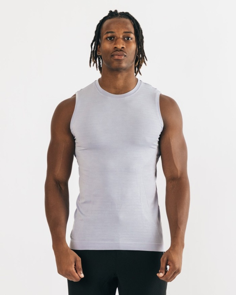 Alphalete Hero Tanktop Heren Lichtpaars | 15NKXOPEA