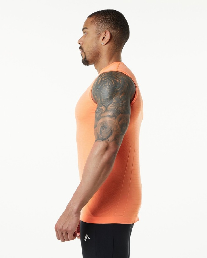 Alphalete Hero Tanktop Heren Oranje | 48MHWARLB