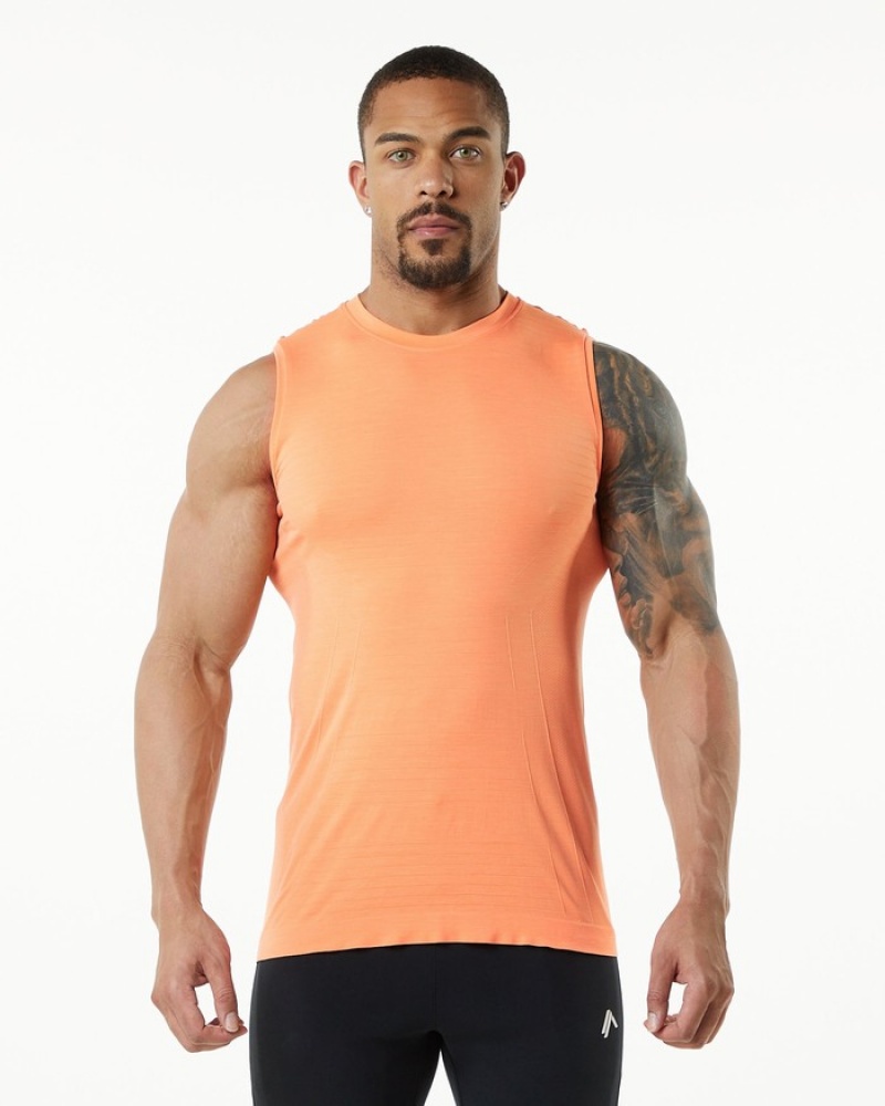 Alphalete Hero Tanktop Heren Oranje | 48MHWARLB