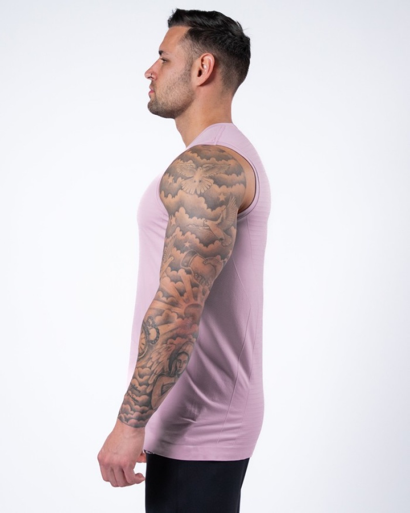 Alphalete Hero Tanktop Heren Roze | 92GIAKQNB