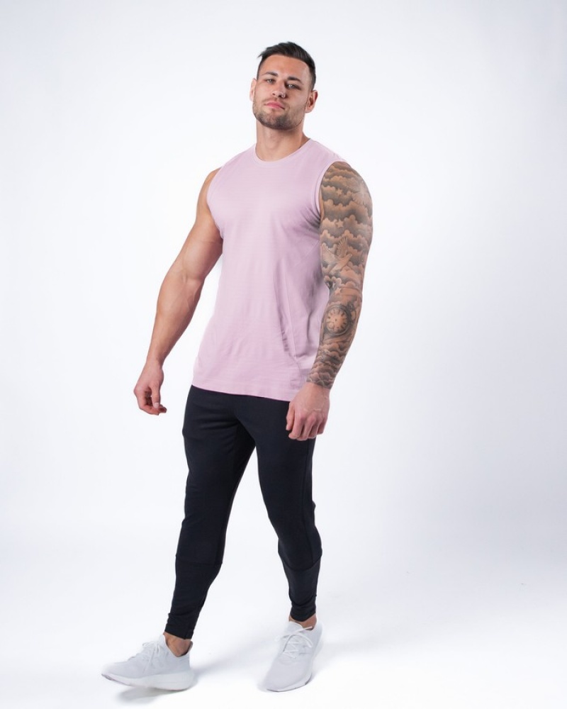 Alphalete Hero Tanktop Heren Roze | 92GIAKQNB