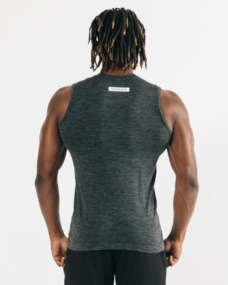 Alphalete Hero Tanktop Heren Zwart | 31XYZTHJW