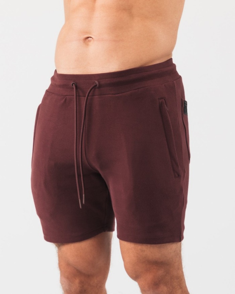 Alphalete Identity 6” Korte Broek Heren Bordeaux | 84JOQPHGL