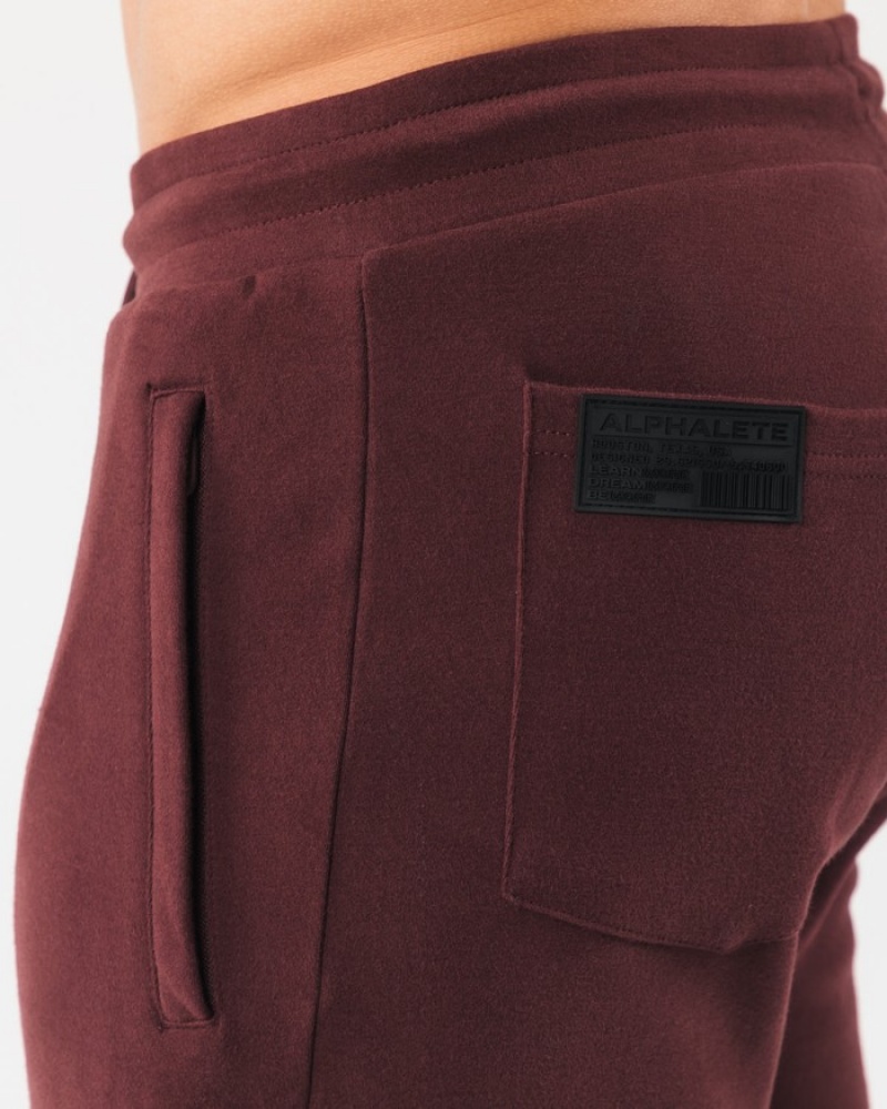 Alphalete Identity 6” Korte Broek Heren Bordeaux | 84JOQPHGL