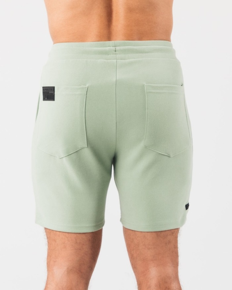 Alphalete Identity 6” Korte Broek Heren Olijfgroen | 59EOIMJKG