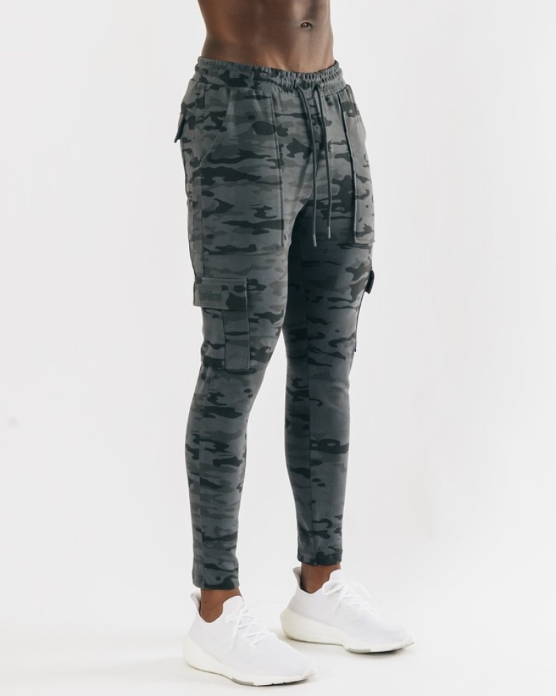 Alphalete Identity Cargo Joggingbroeken Heren Camo | 73AMOZJFB