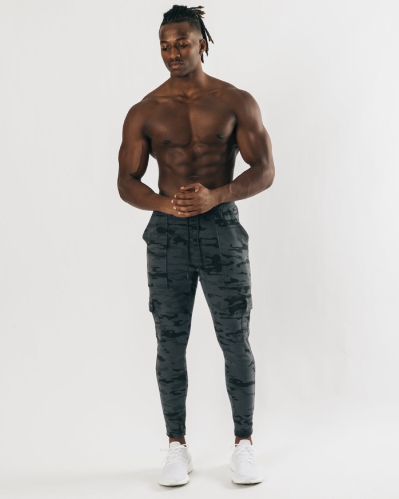 Alphalete Identity Cargo Joggingbroeken Heren Camo | 73AMOZJFB