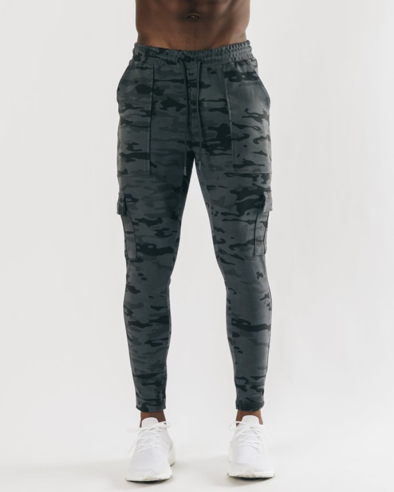 Alphalete Identity Cargo Joggingbroeken Heren Camo | 73AMOZJFB