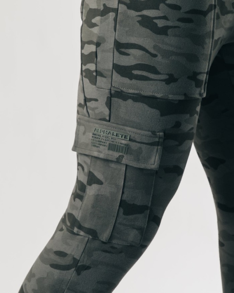 Alphalete Identity Cargo Joggingbroeken Heren Camo | 18IGAXQPU