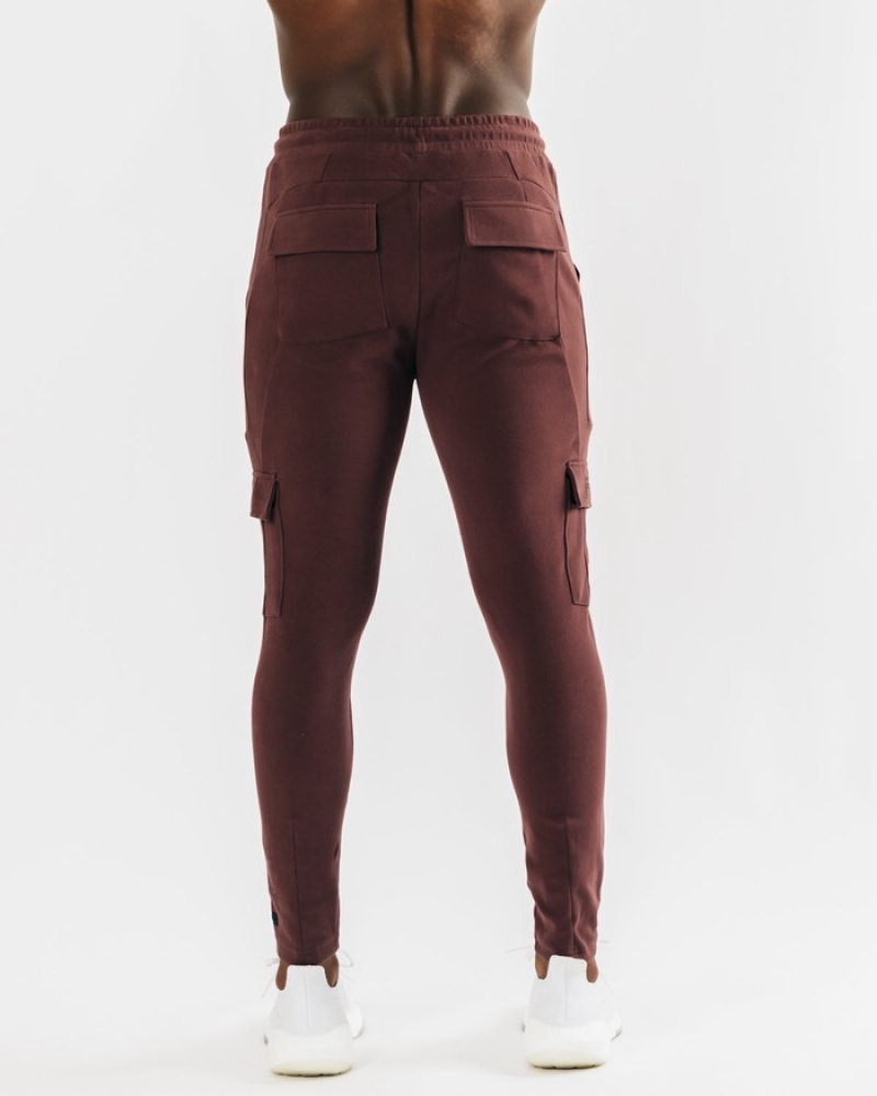 Alphalete Identity Cargo Joggingbroeken Heren Bordeaux | 43HINWRQV