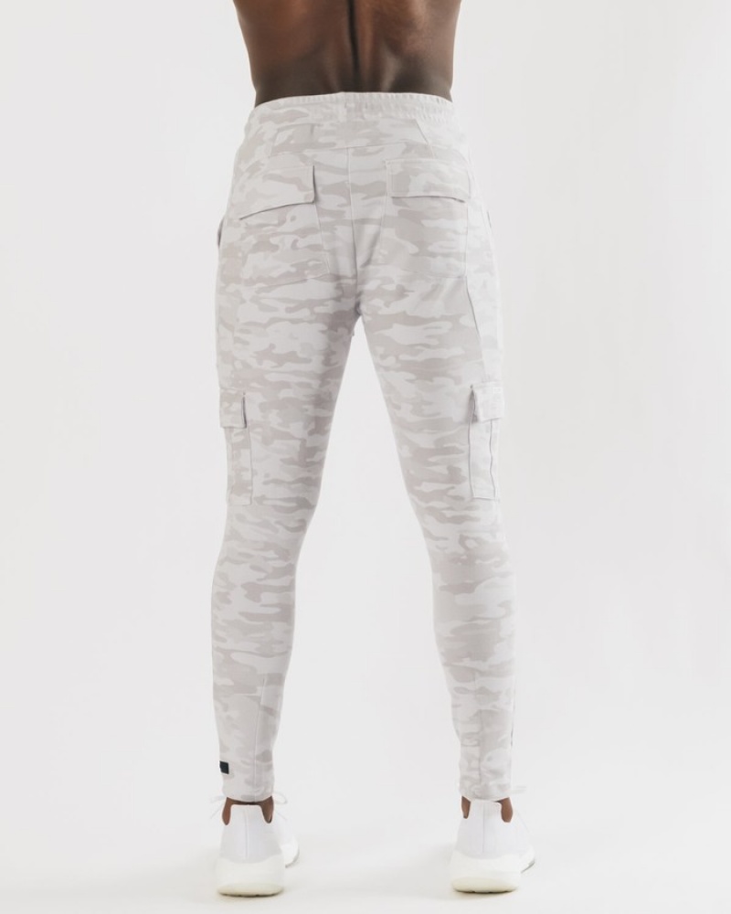 Alphalete Identity Cargo Joggingbroeken Heren Zilver Camo | 12QVTYIXJ