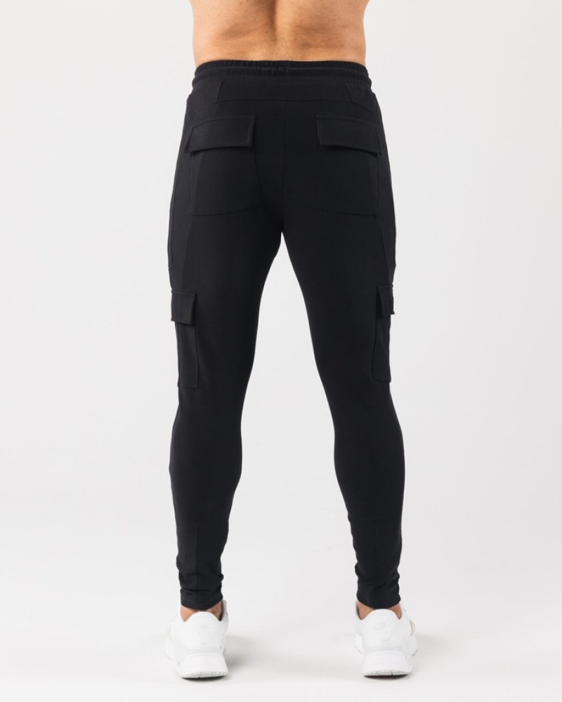 Alphalete Identity Cargo Joggingbroeken Heren Zwart | 62EINQUBS