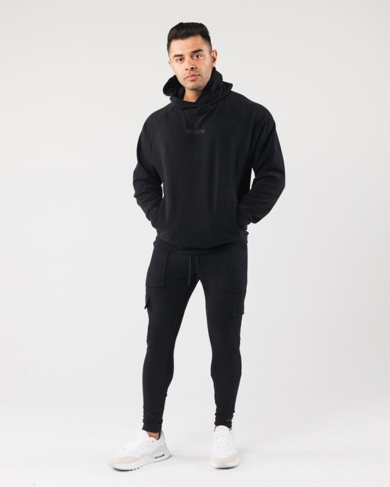 Alphalete Identity Cargo Joggingbroeken Heren Zwart | 62EINQUBS