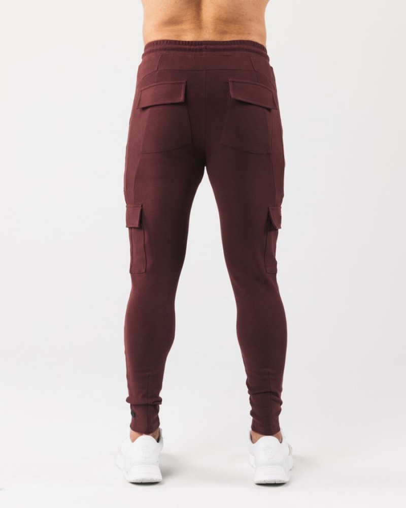 Alphalete Identity Cargo Joggingbroeken Heren Bordeaux | 83CQRSTXK