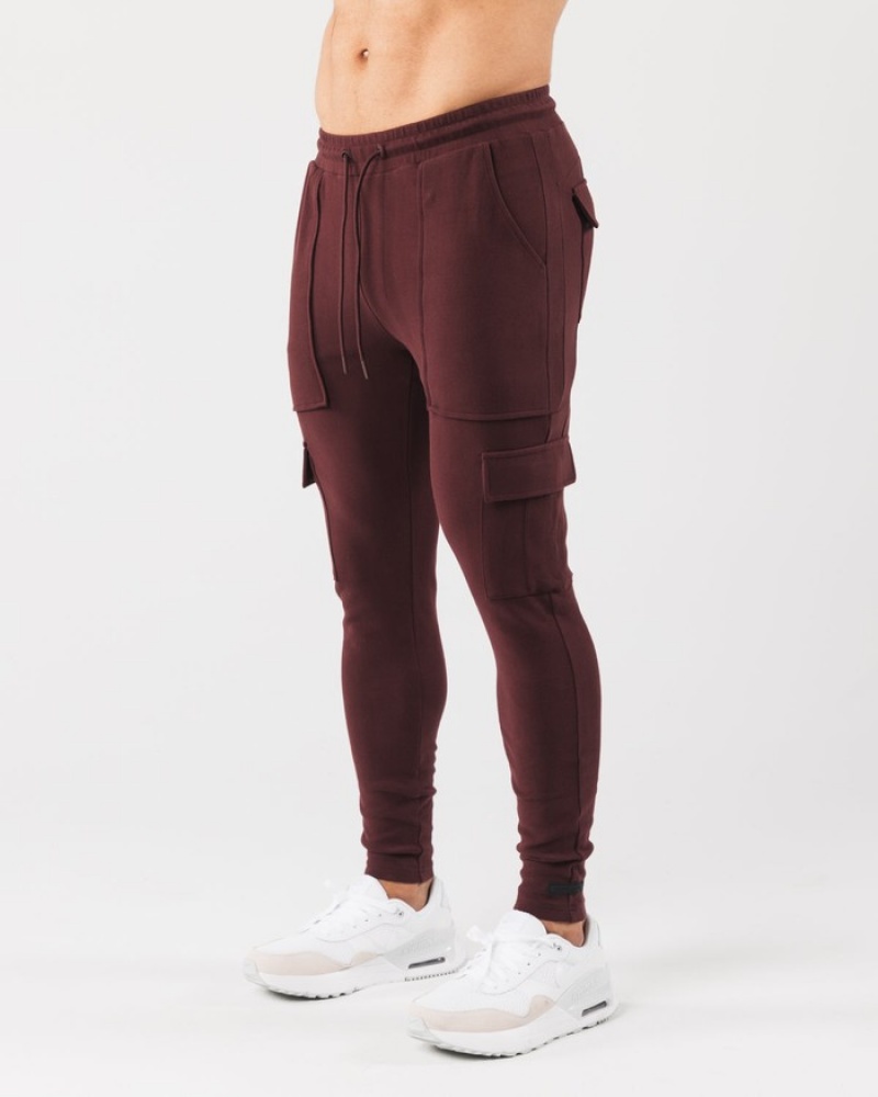 Alphalete Identity Cargo Joggingbroeken Heren Bordeaux | 83CQRSTXK