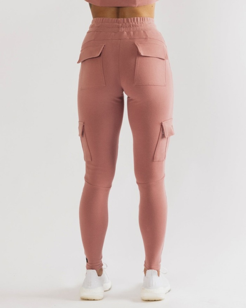 Alphalete Identity Cargo Joggingbroeken Dames Roze | 27DYTEBSG