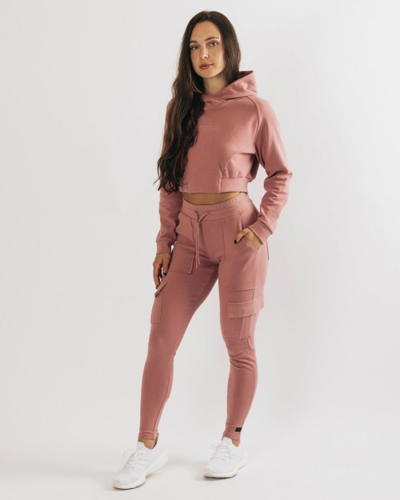 Alphalete Identity Cargo Joggingbroeken Dames Roze | 27DYTEBSG