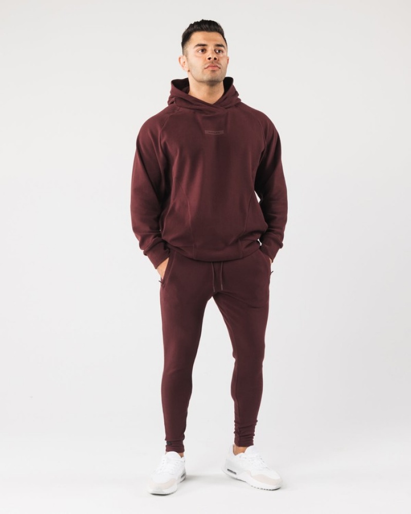 Alphalete Identity Joggingbroeken Heren Bordeaux | 36DWVHAMY