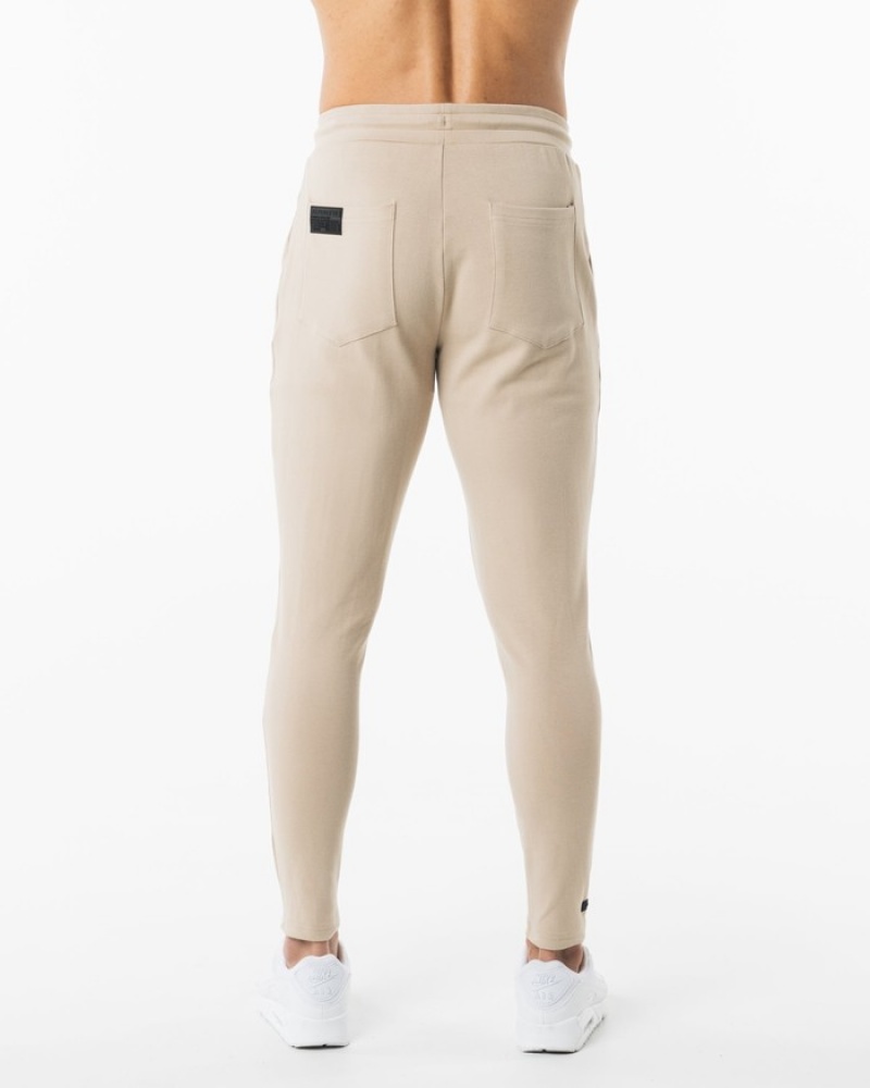 Alphalete Identity Joggingbroeken Heren Beige | 70ZOAIPGV