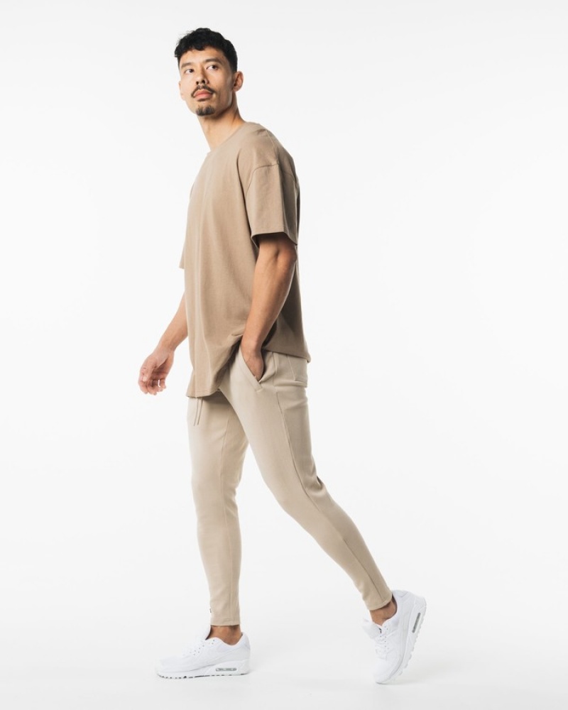 Alphalete Identity Joggingbroeken Heren Beige | 70ZOAIPGV