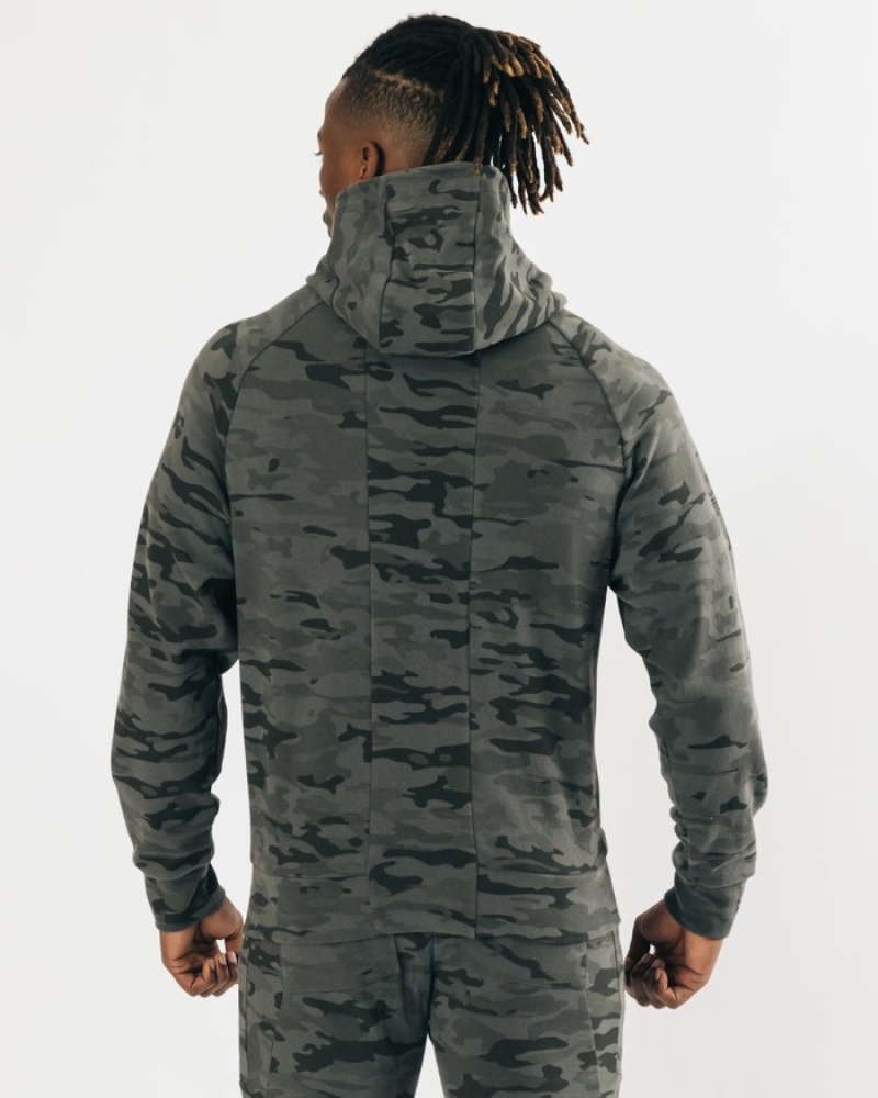 Alphalete Identity Pro Hoodie Heren Camo | 56SKBVXFY