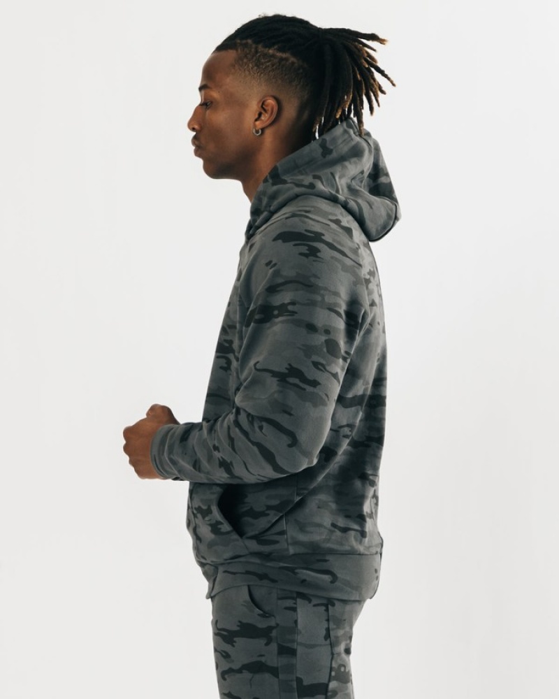 Alphalete Identity Pro Hoodie Heren Camo | 24YRAWJKZ