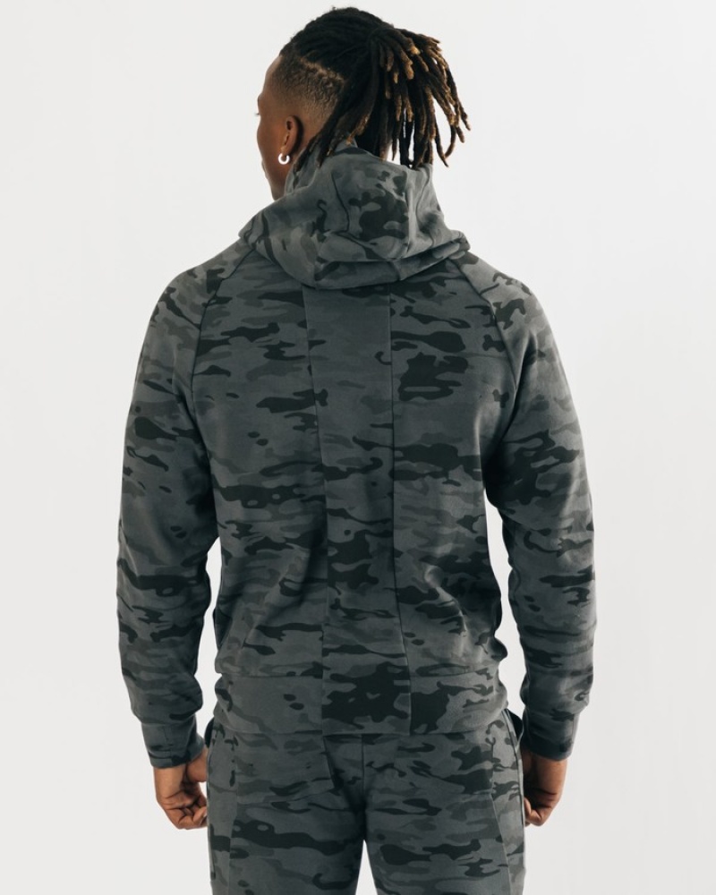 Alphalete Identity Pro Hoodie Heren Camo | 24YRAWJKZ