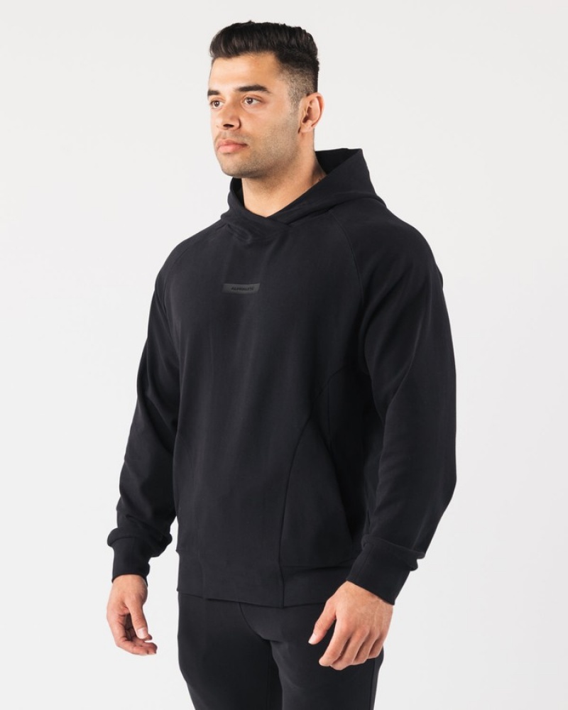 Alphalete Identity Pro Hoodie Heren Zwart | 91MWNZIKL