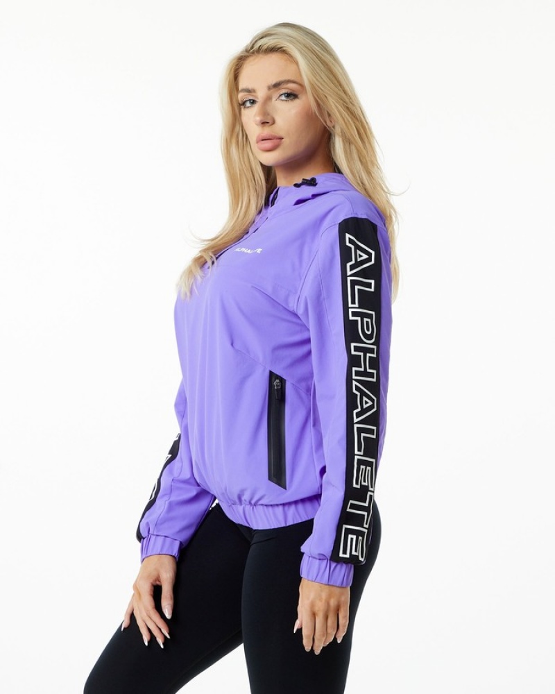 Alphalete Infinity Tech Jassen Dames Paars | 12NZDEIKM