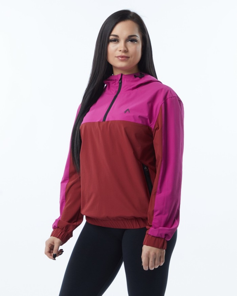 Alphalete Infinity Tech Jassen Dames Roze | 91LMQZUIH