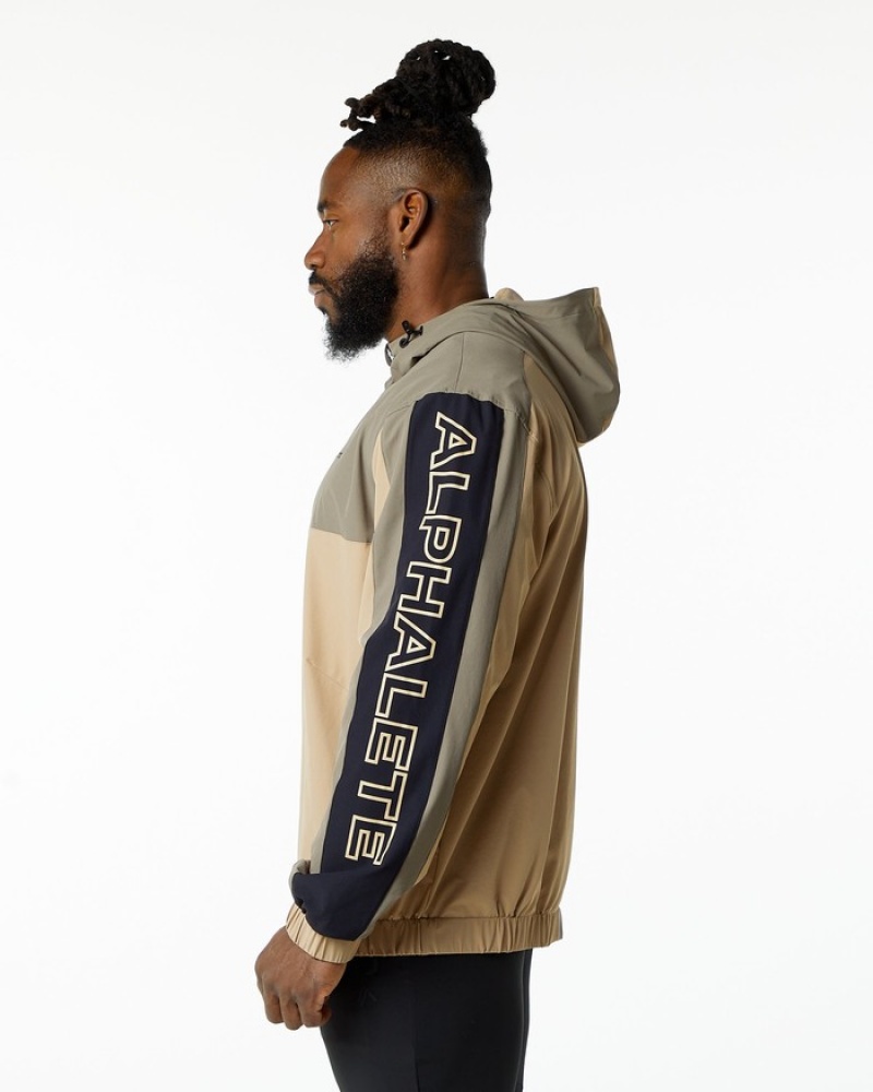 Alphalete Infinity Tech Jassen Heren Grijs Beige | 80UNRWFVZ