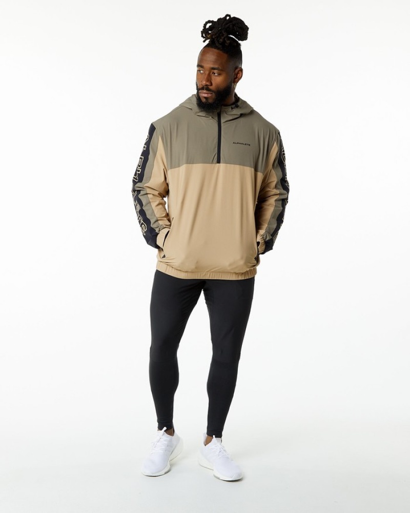 Alphalete Infinity Tech Jassen Heren Grijs Beige | 80UNRWFVZ