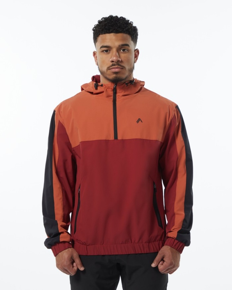 Alphalete Infinity Tech Jassen Heren Rood | 71NDTOGRB