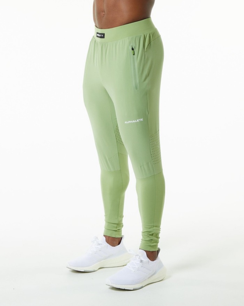 Alphalete Infinity Tech Joggingbroeken Heren Groen | 18MYNSTUH