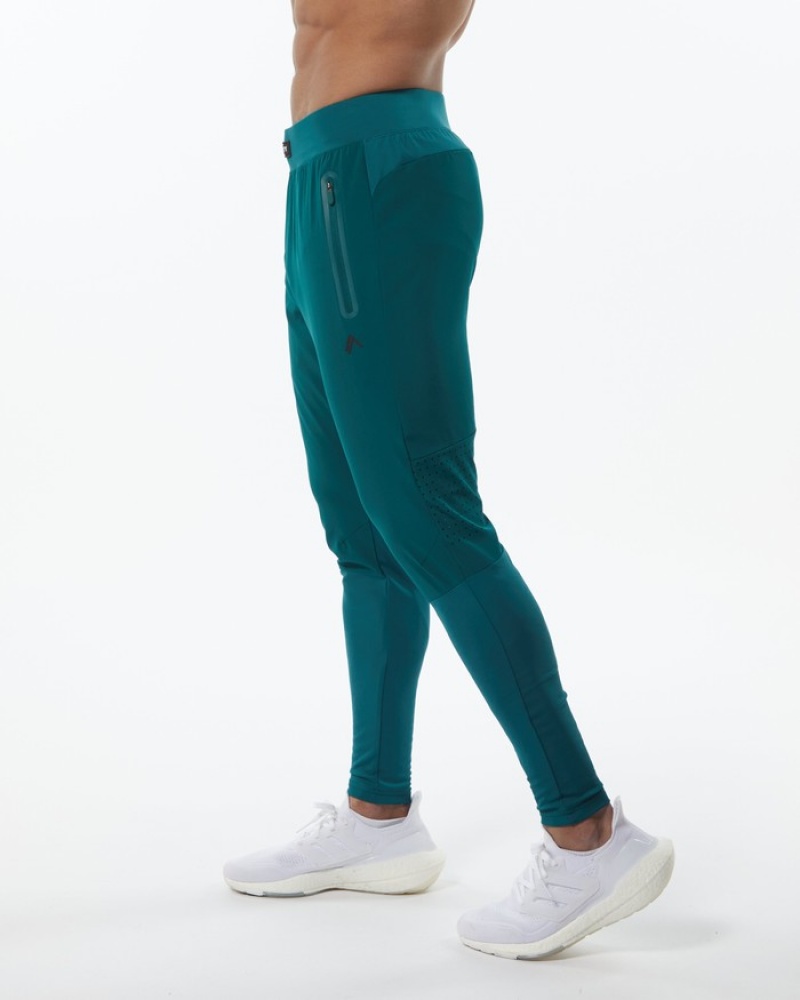 Alphalete Infinity Tech Joggingbroeken Heren Turquoise | 91AJLKRNT