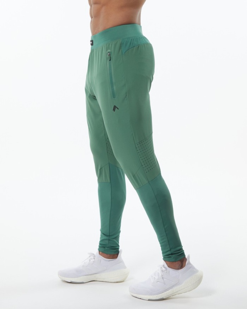 Alphalete Infinity Tech Joggingbroeken Heren Groen | 35LBDEWQG