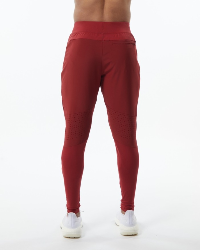 Alphalete Infinity Tech Joggingbroeken Heren Rood | 16ENRJFPT