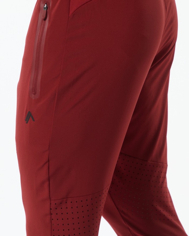 Alphalete Infinity Tech Joggingbroeken Heren Rood | 16ENRJFPT