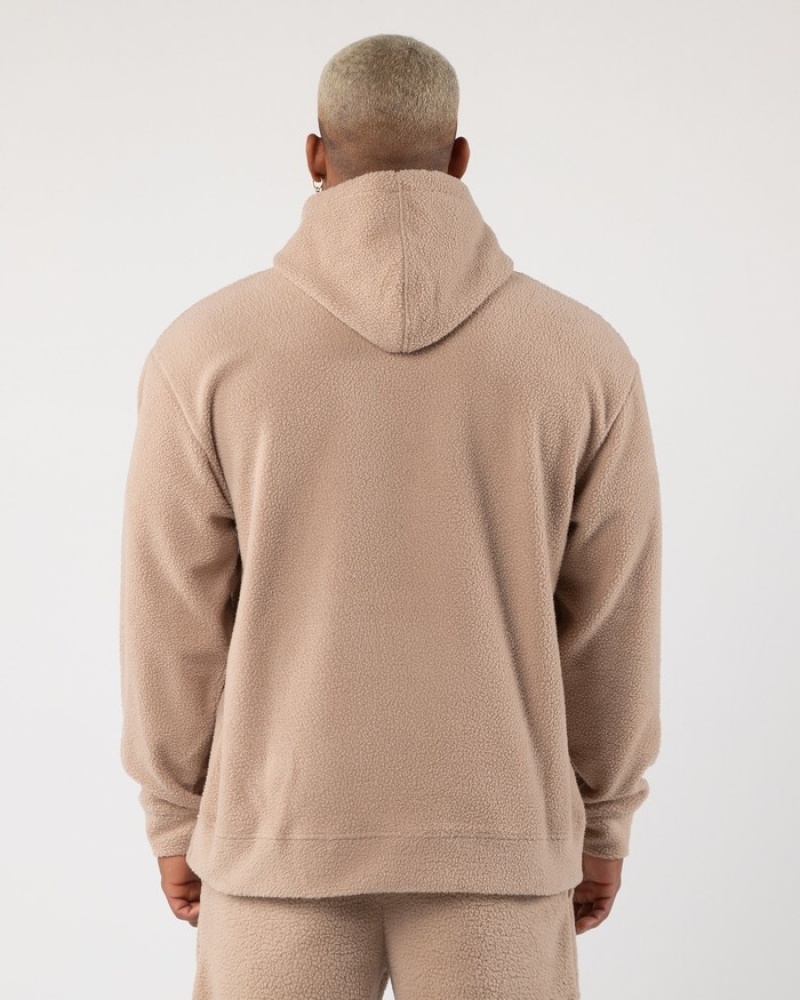 Alphalete King Hoodie Heren Beige | 79IHXZTVO